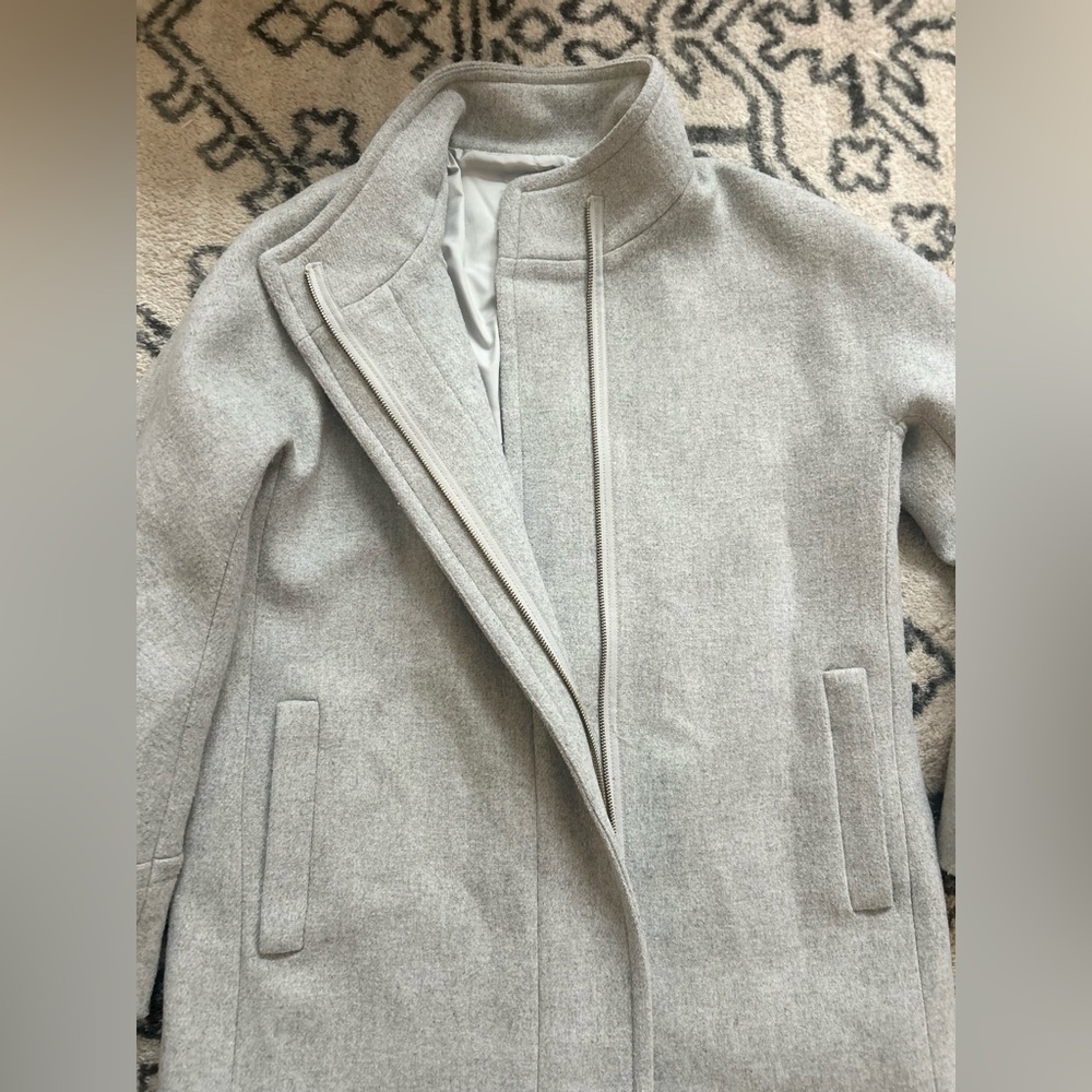 J.crew city coat wool heather grey - Picture 3 of 14